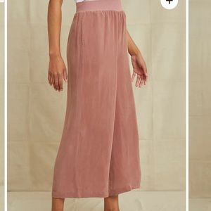 NWT Amour Vert Salice Mixed Cupro Pants - Quartz - XS